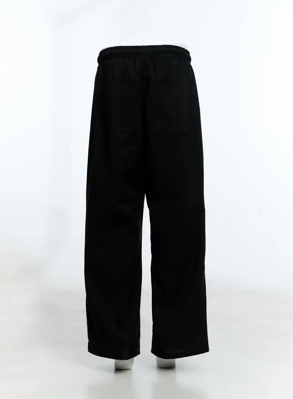 Men's Linen Pintuck Wide-Leg Pants IG512