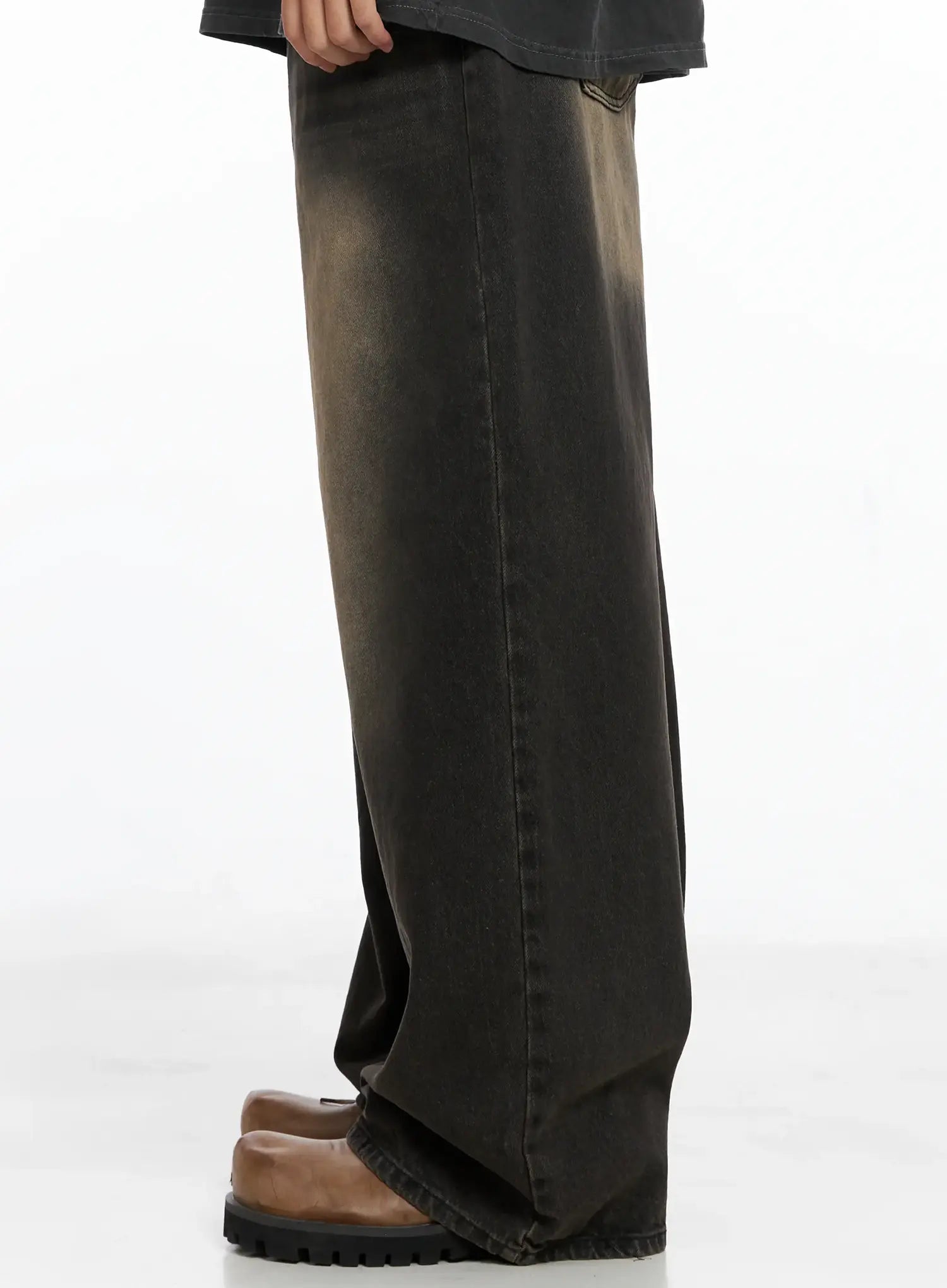 Men's Deep Washed Jeans IS502