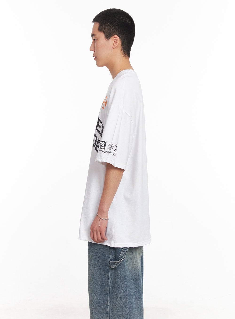 Men's Oversized Graphic T-Shirt IY505