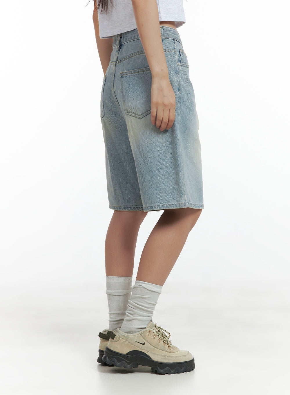 Light Washed Jorts CL417