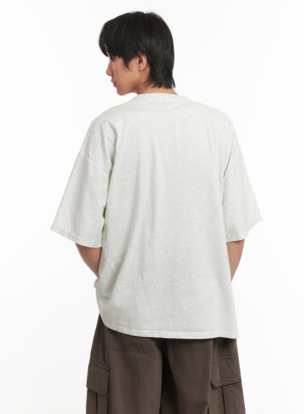 Men's Urban Graphic Oversize T-Shirt IA510