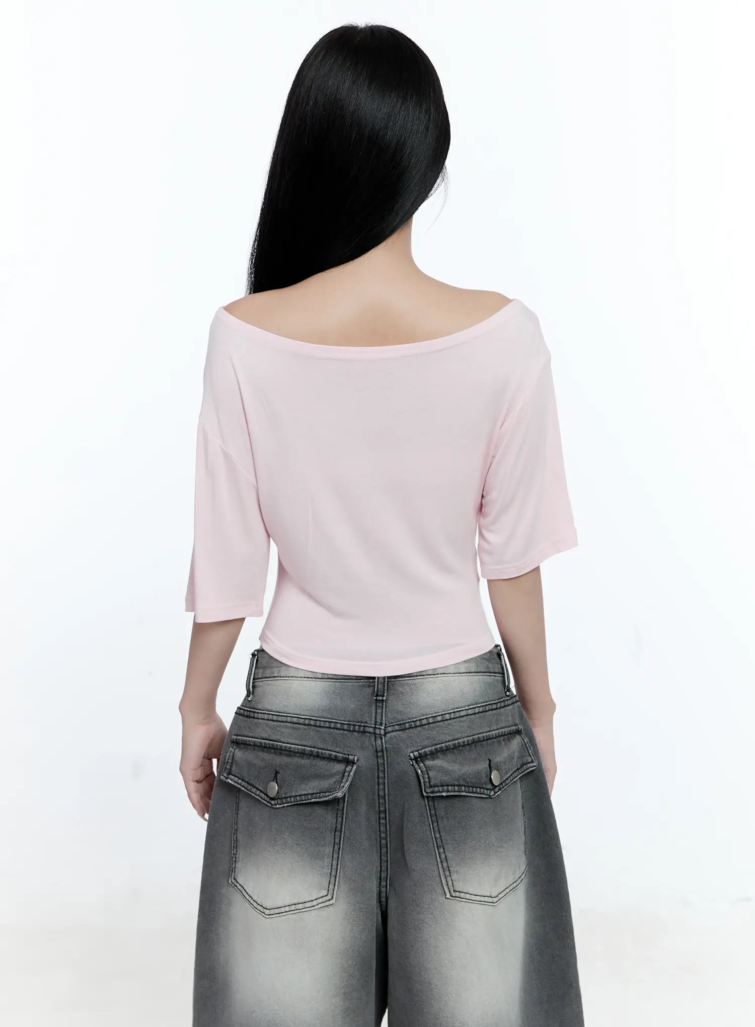 Off-Shoulder Crop Top CG511