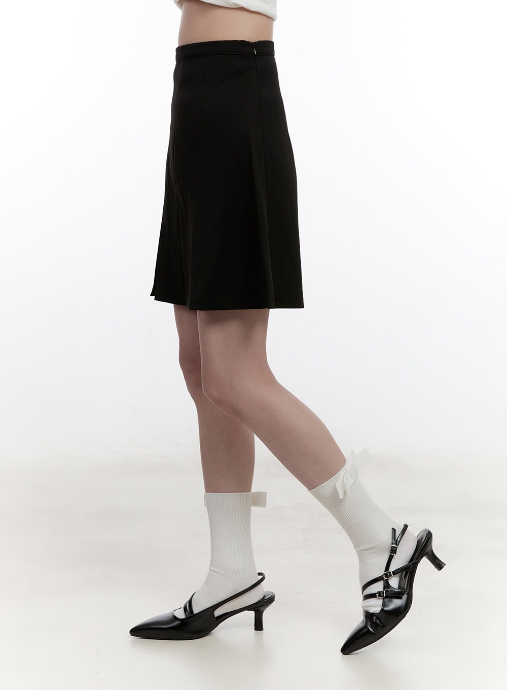 Pintuck A-line Mini Skirt CF527