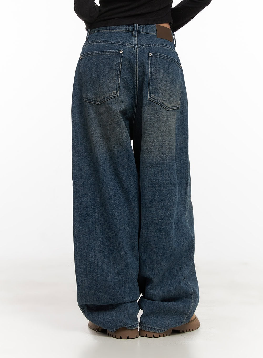 Clara Oversize Cotton Denim Baggy Pants CD409