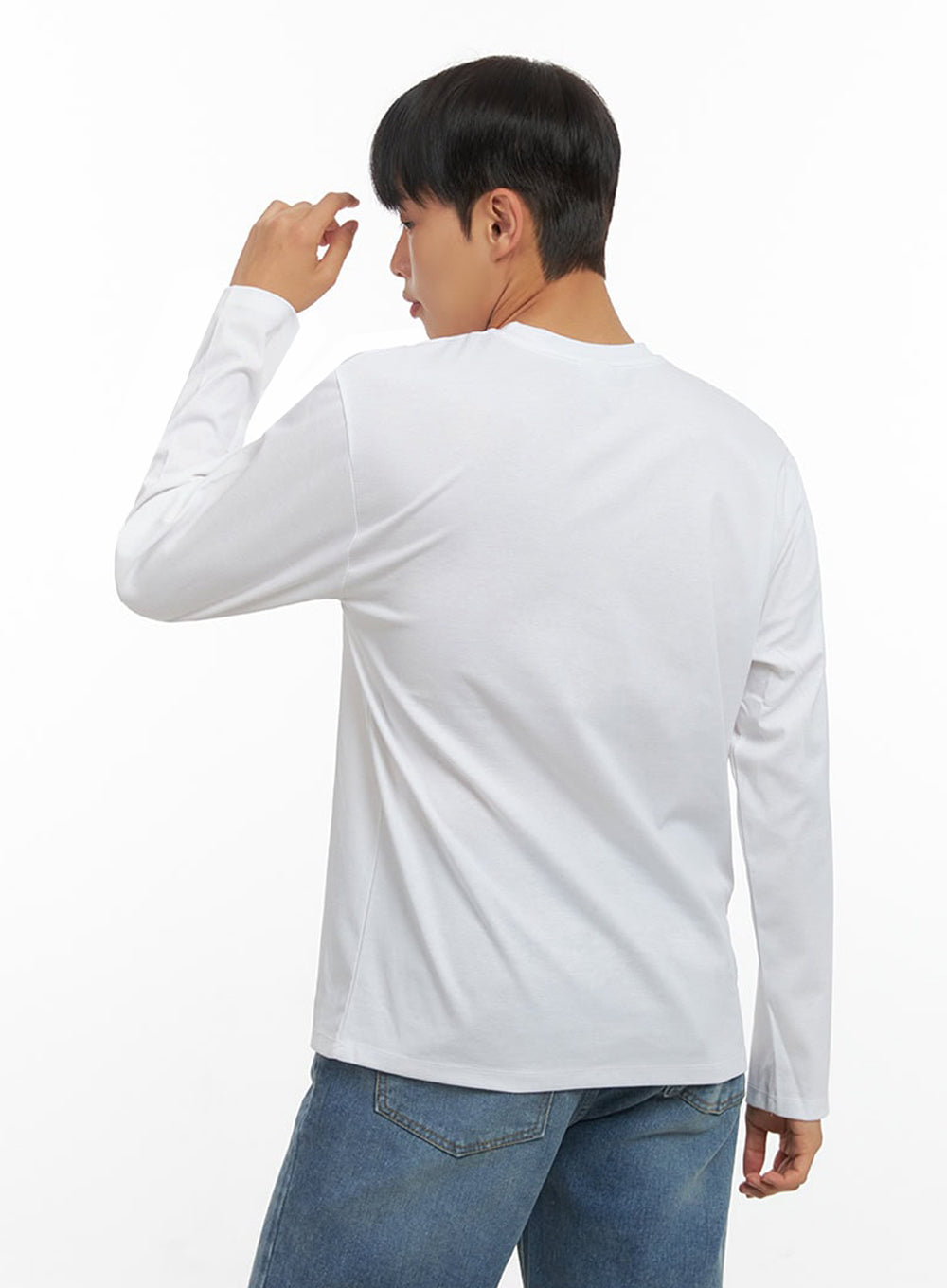 Men's Basic Long Sleeve T-Shirt IO420