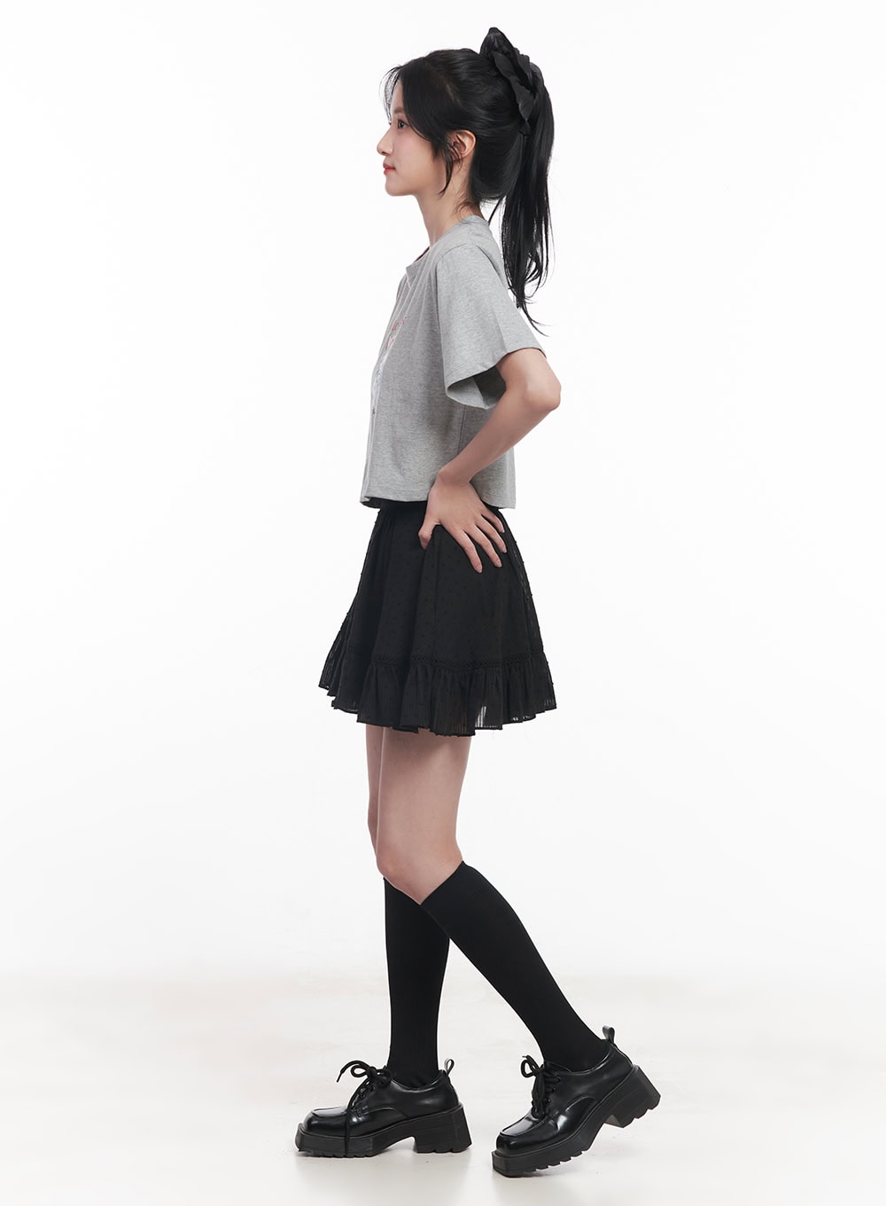 Casual Graphic Crop Top CY526