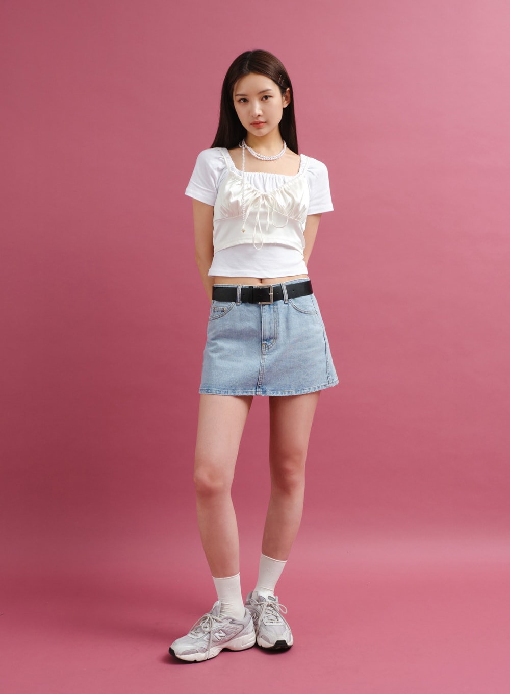 Layred Pearl Drop Necklace CY23