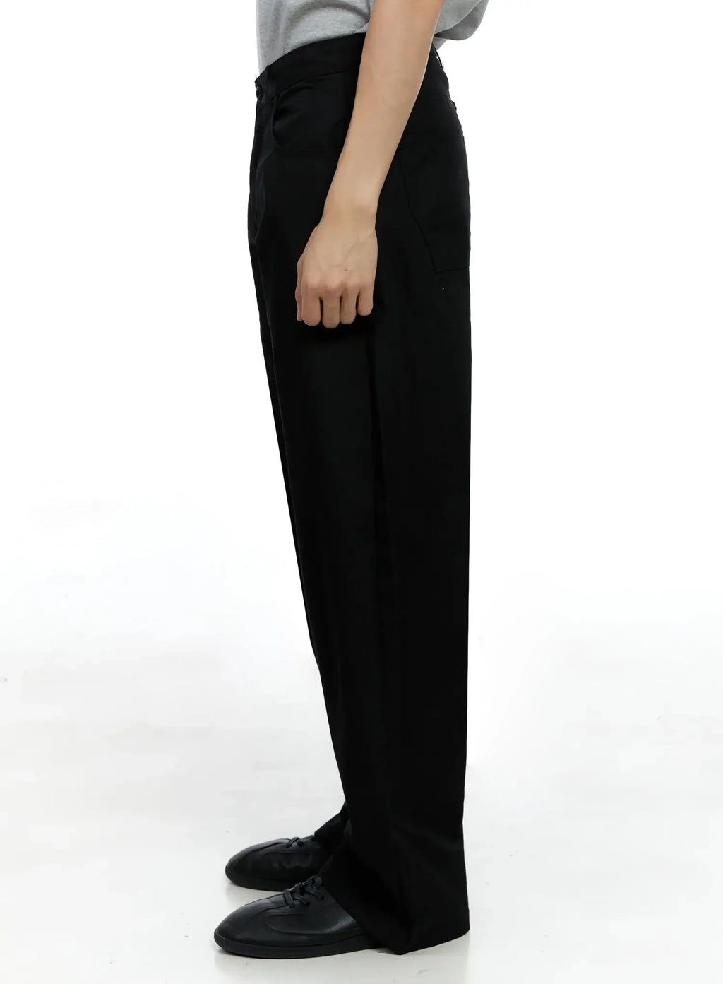 Men's Basic Wide-Leg Pants IG520