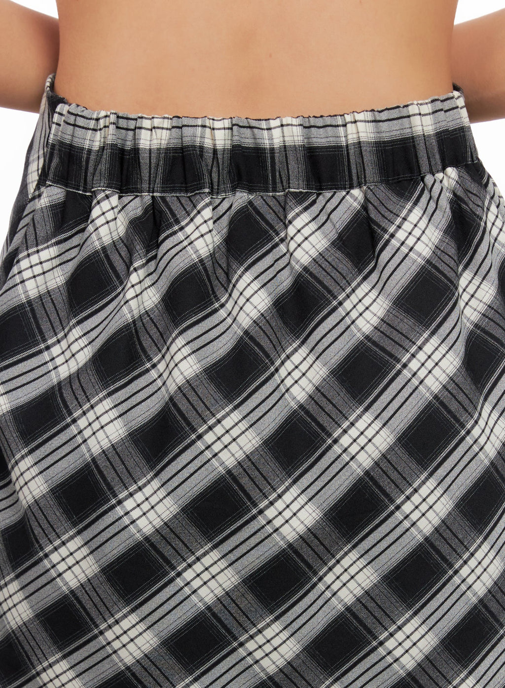 Plaid A-Line Mini Skirt CO515