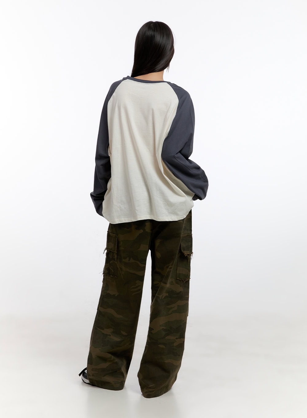 Wide Fit Camouflage Cargo Pants CN420