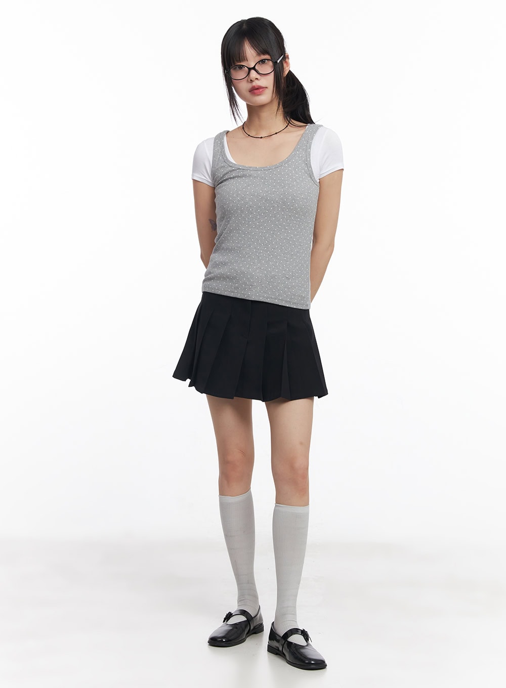 Essential Slim-Fit Crop Tee CY514