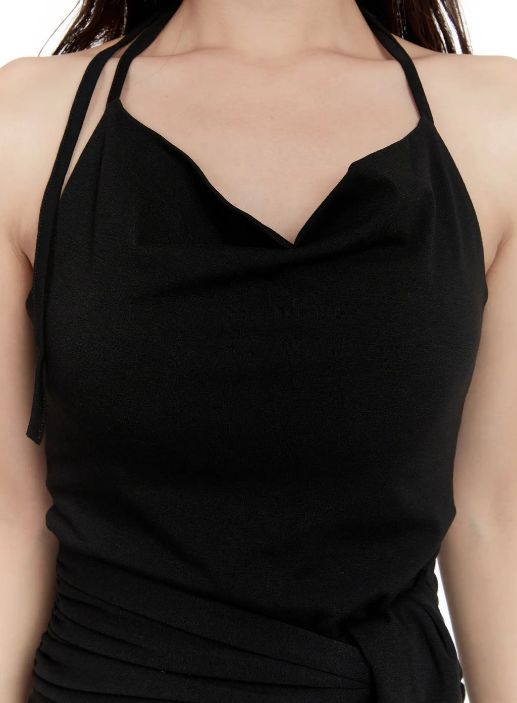 Elegant Halter Drape Top CG501