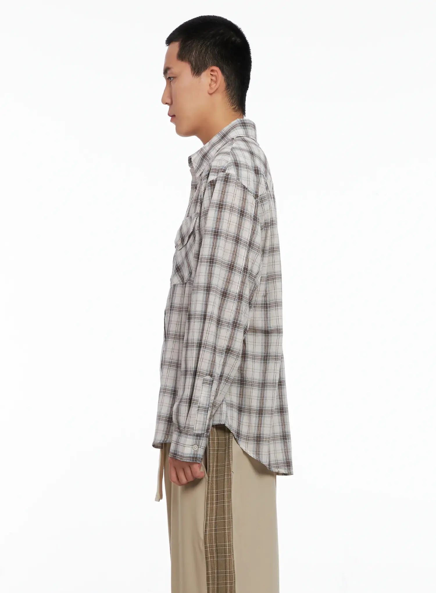 Men's Plaid Shirt IG529