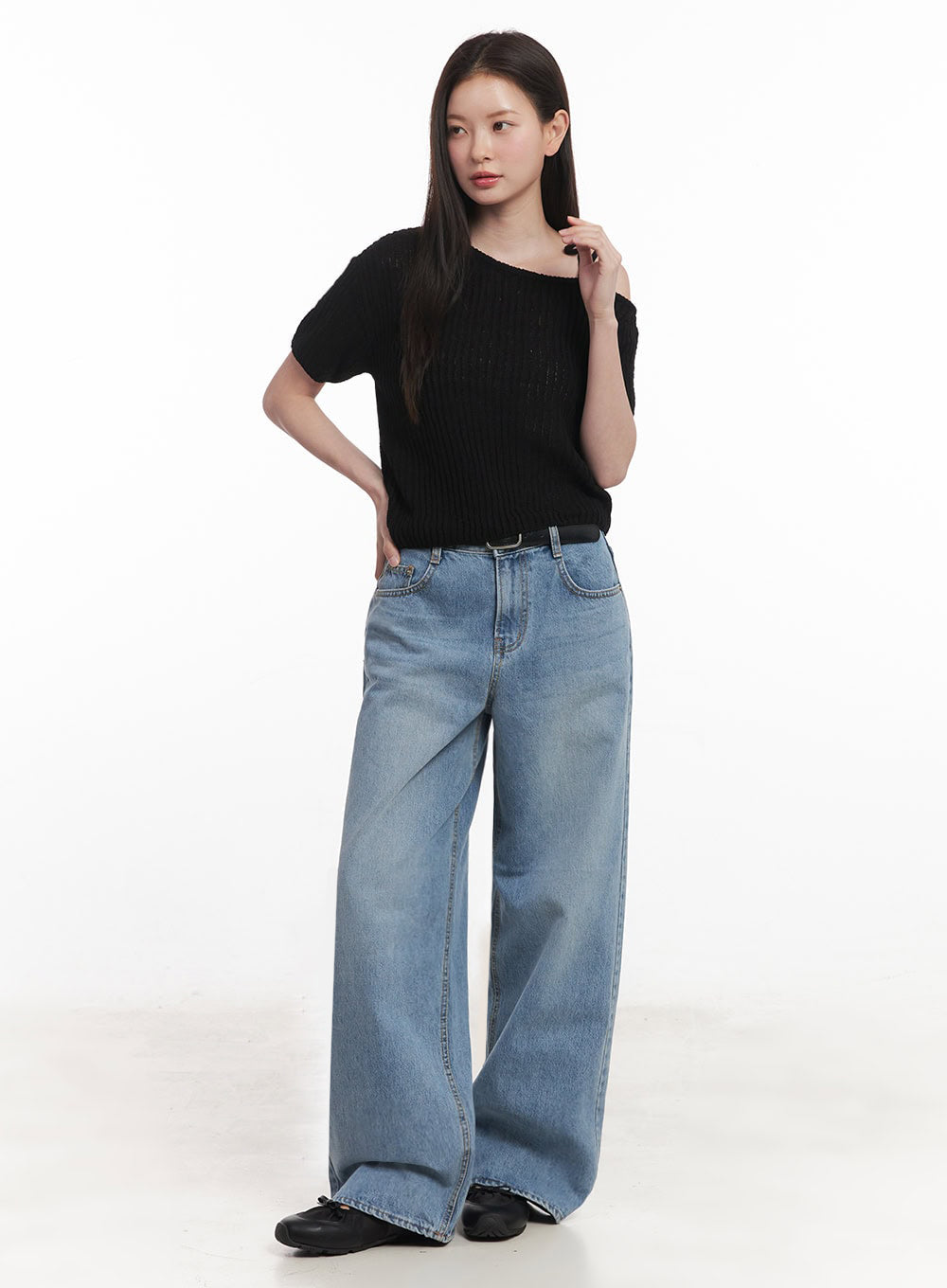 Maiva Wide-Leg Jeans IY509