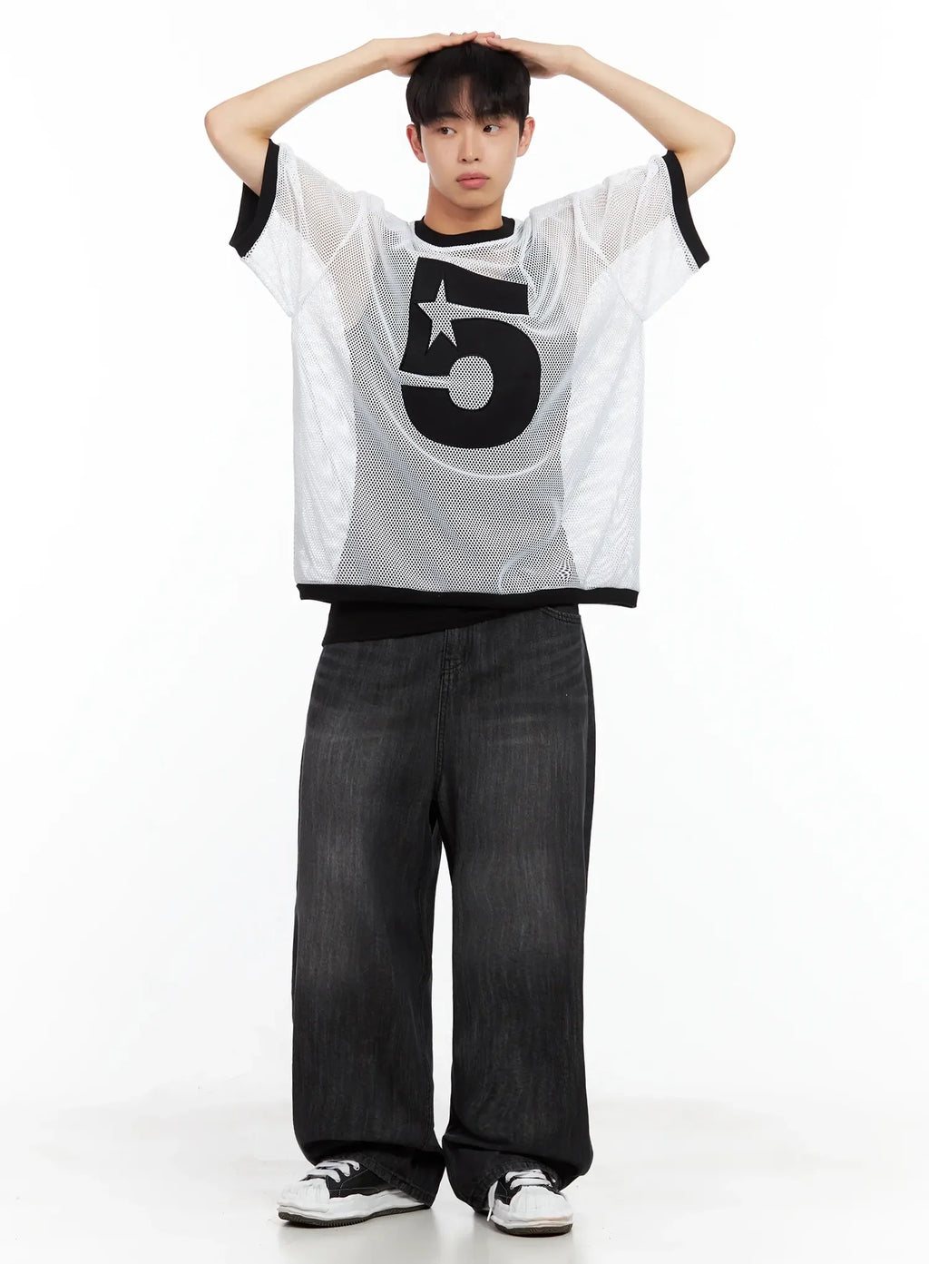 Men's Mesh Star Jersey Tee IL516