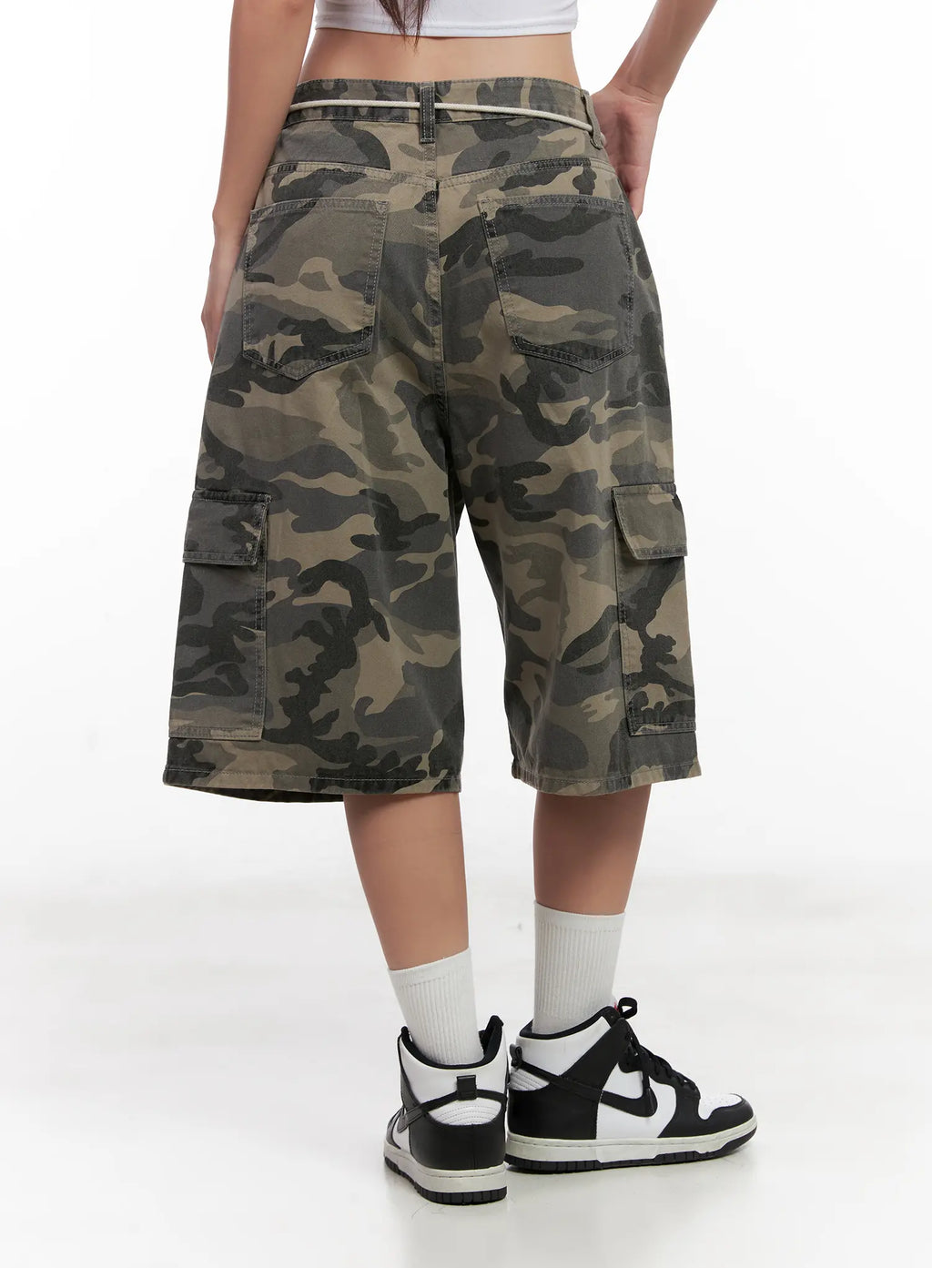 Camo Cargo Jorts CL521