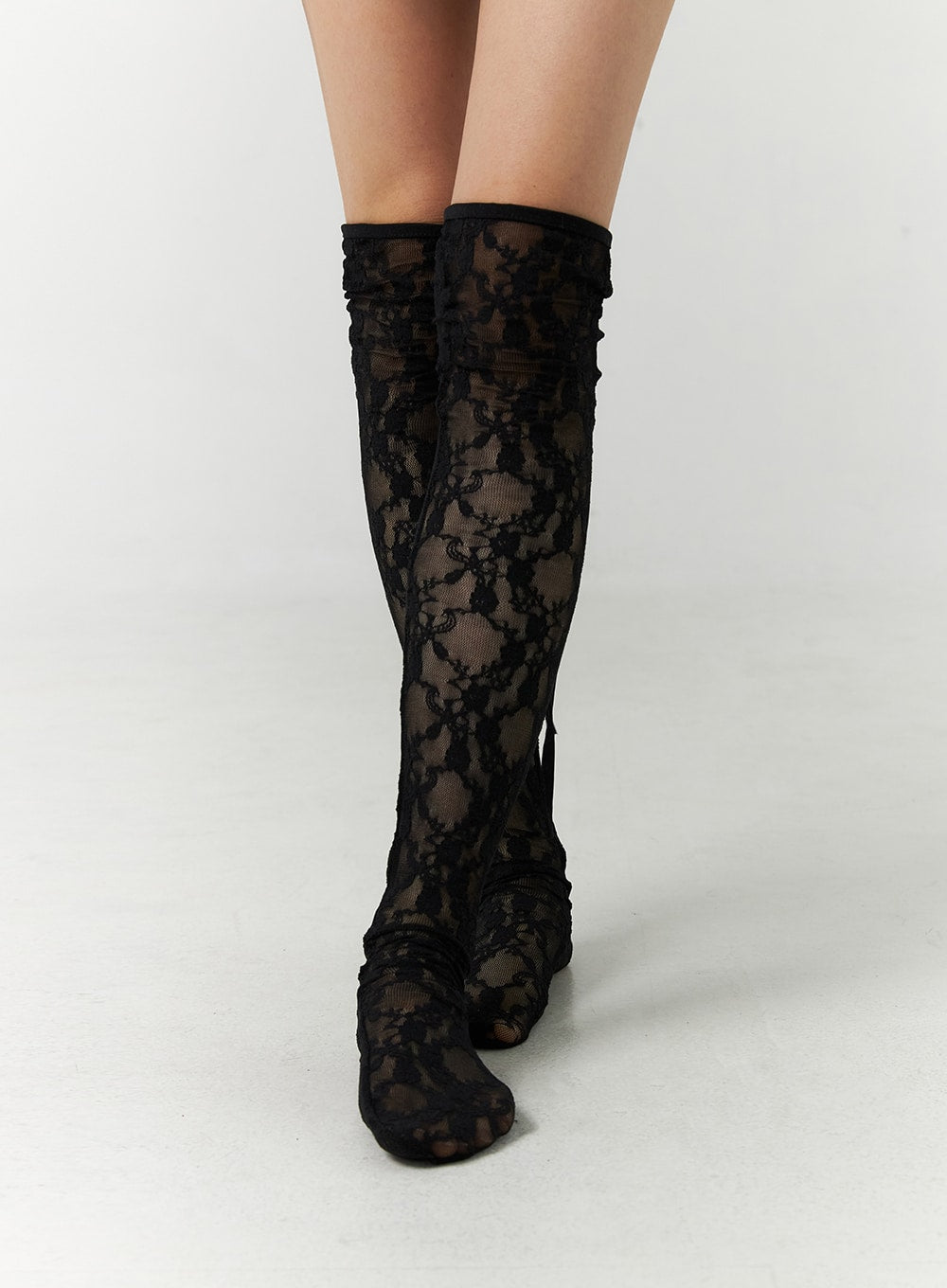 Ribbon Lace Mesh Socks CN317