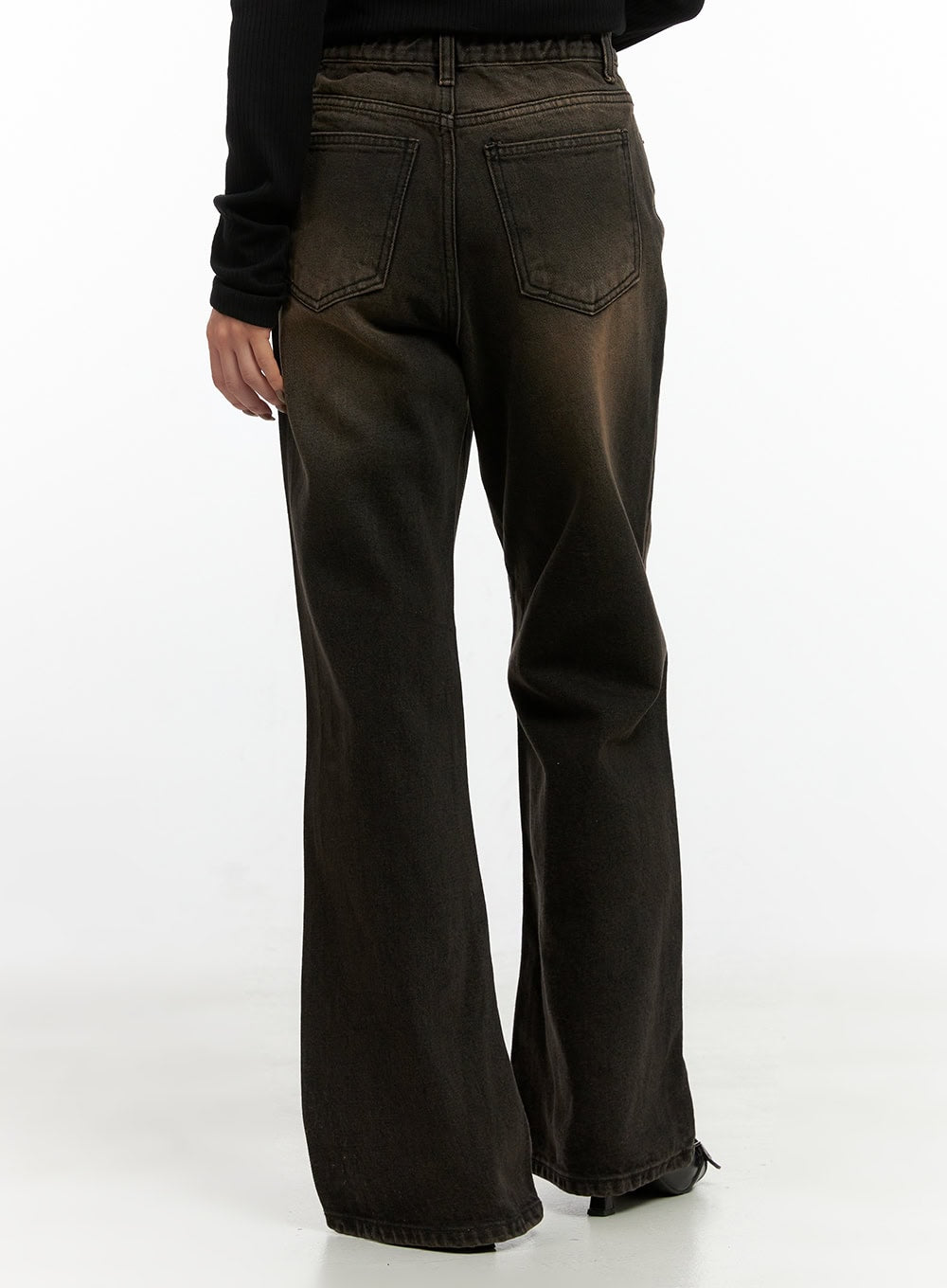 Naya Washed Cotton Wide Leg Jeans CN408