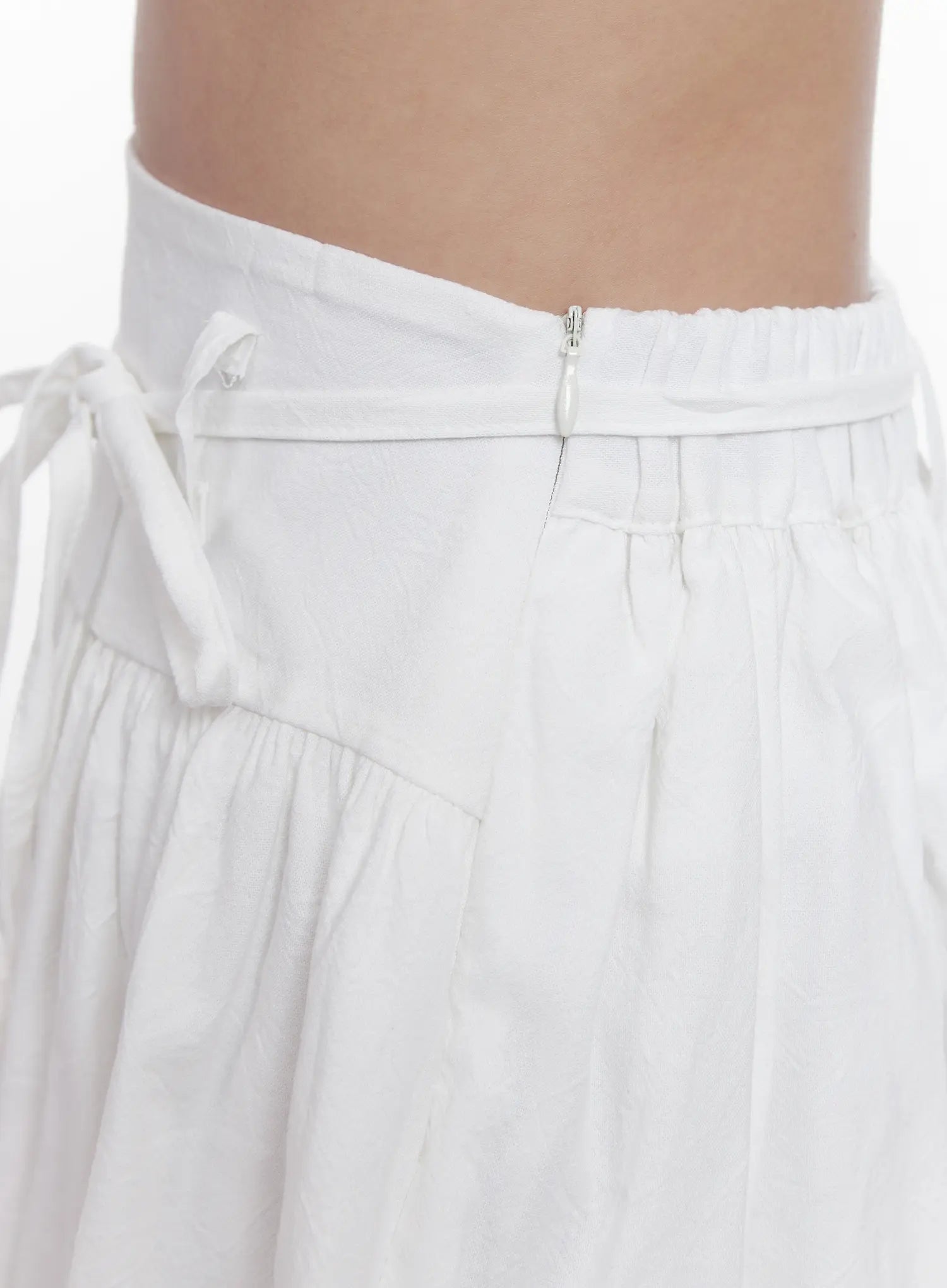 Flirty Ribbon Flared Mini Skirt CU523