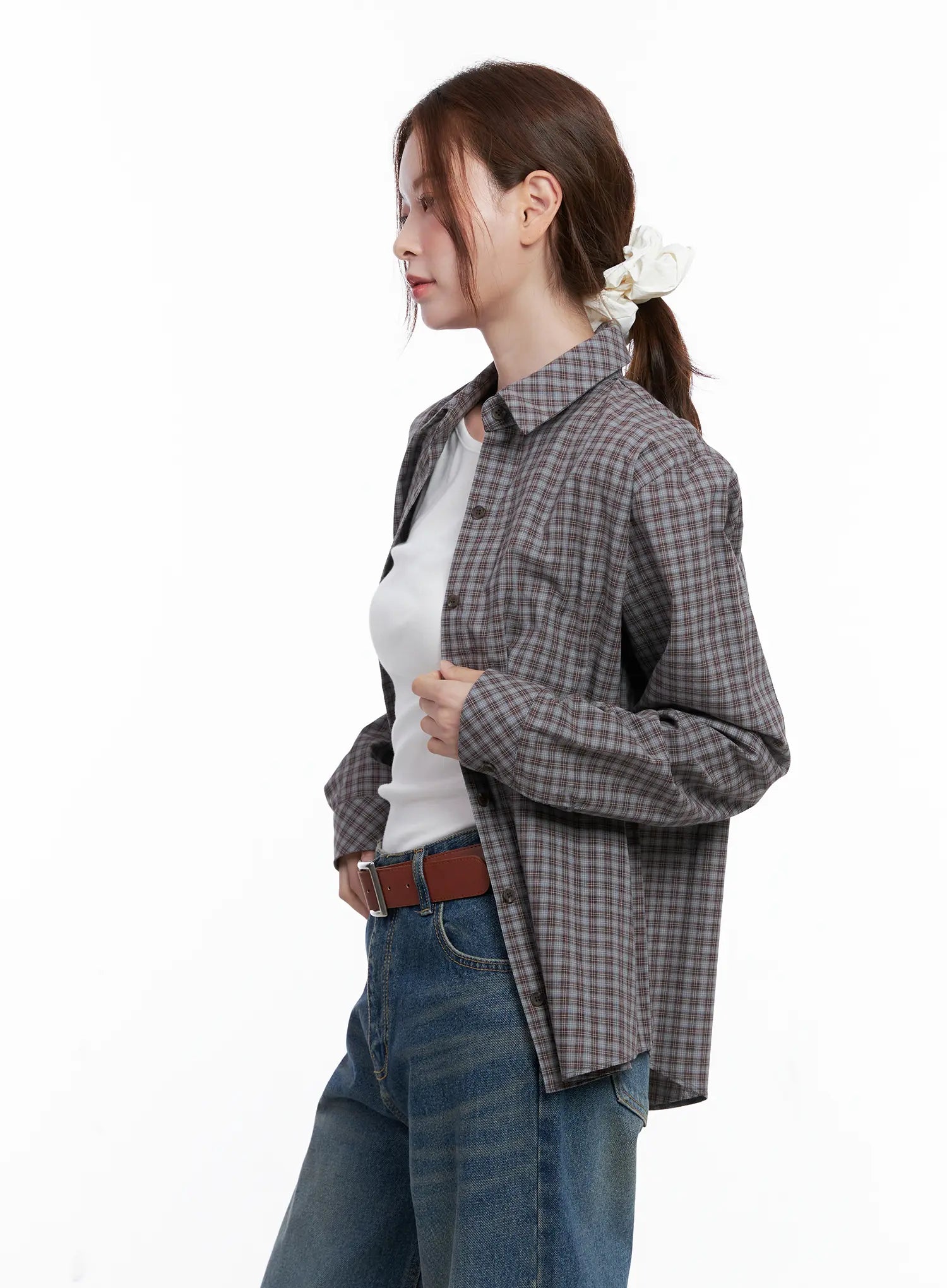 Casual Plaid Button Down Shirt CG520