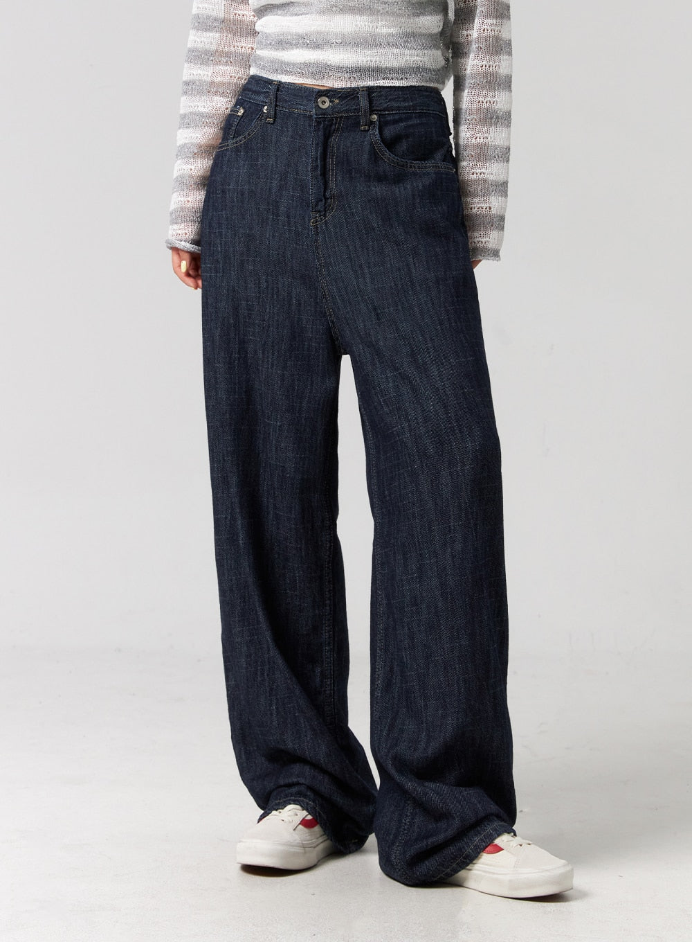 Wide Leg Indigo Jeans CG323