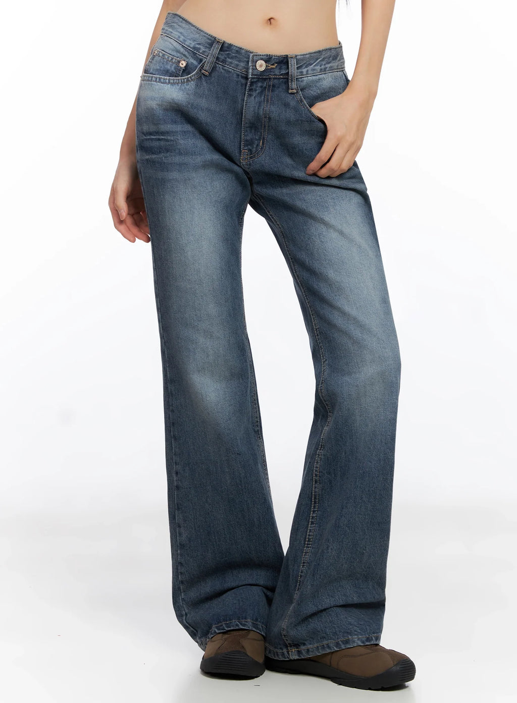 Myra Washed Bootcut Jeans CO516