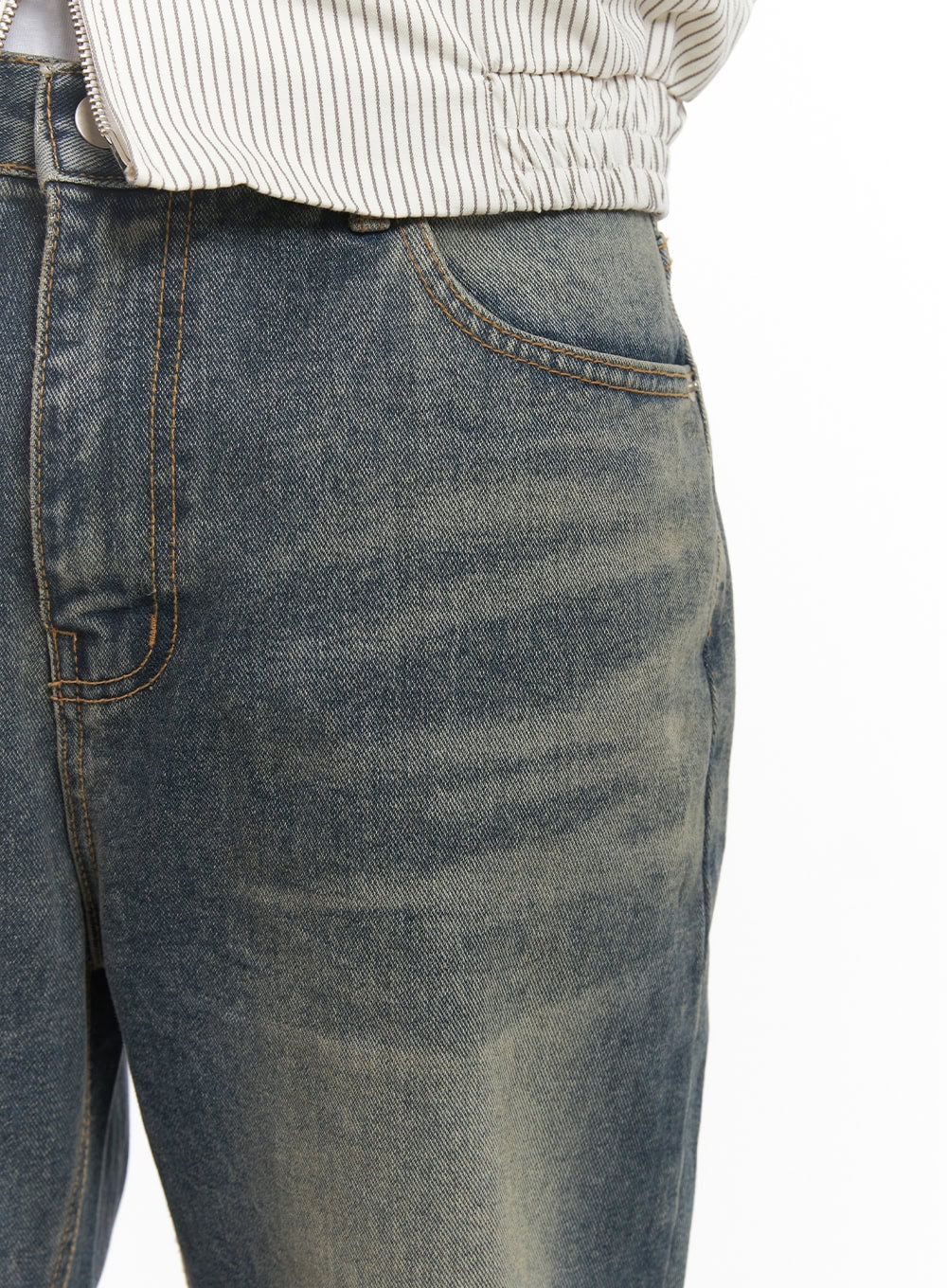 Men's Washed Flared Jeans IM517