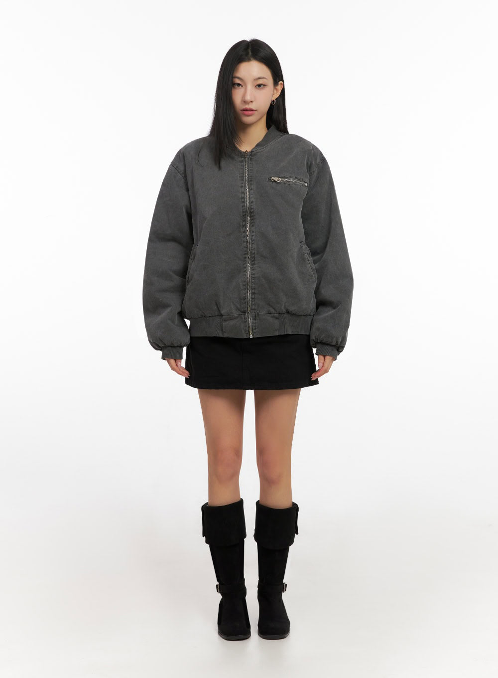 Urban Oversized Bomber Jacket ID431
