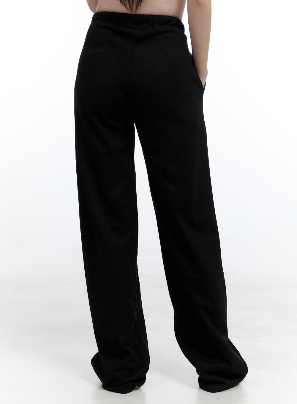 Wide-Fit Solid Sweatpants OO429