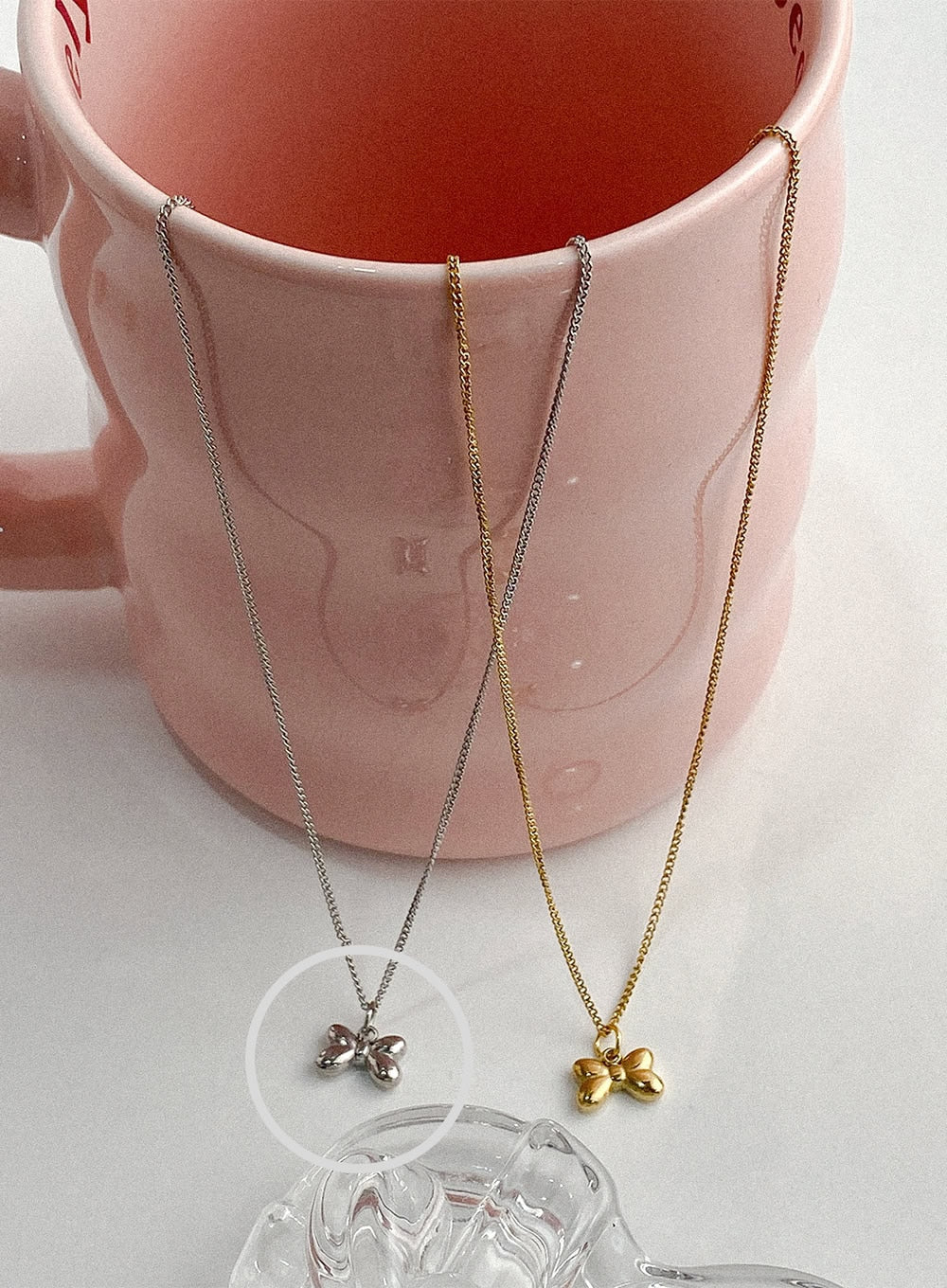 Whimsy Ribbon Necklace IA517