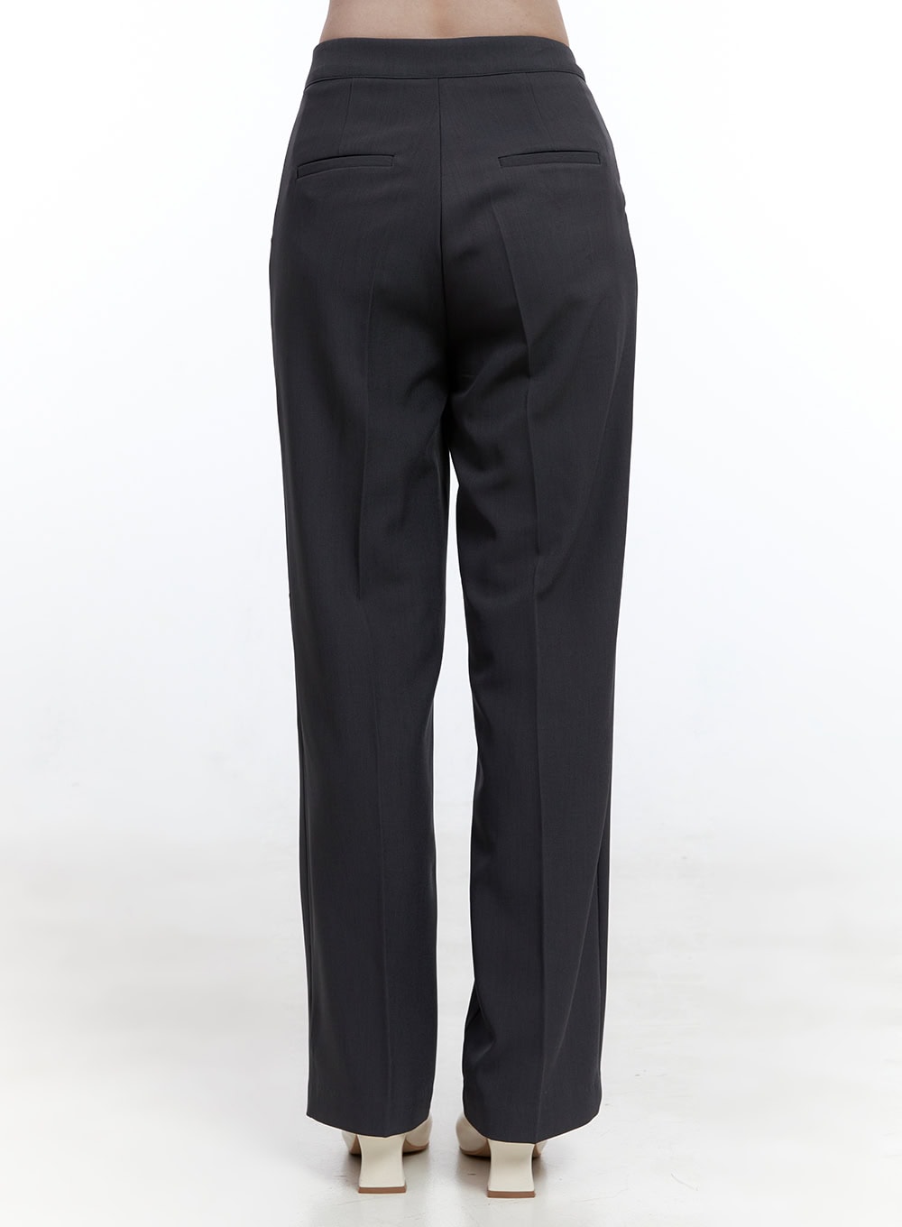 Solid Chic Tailored Pants OO429