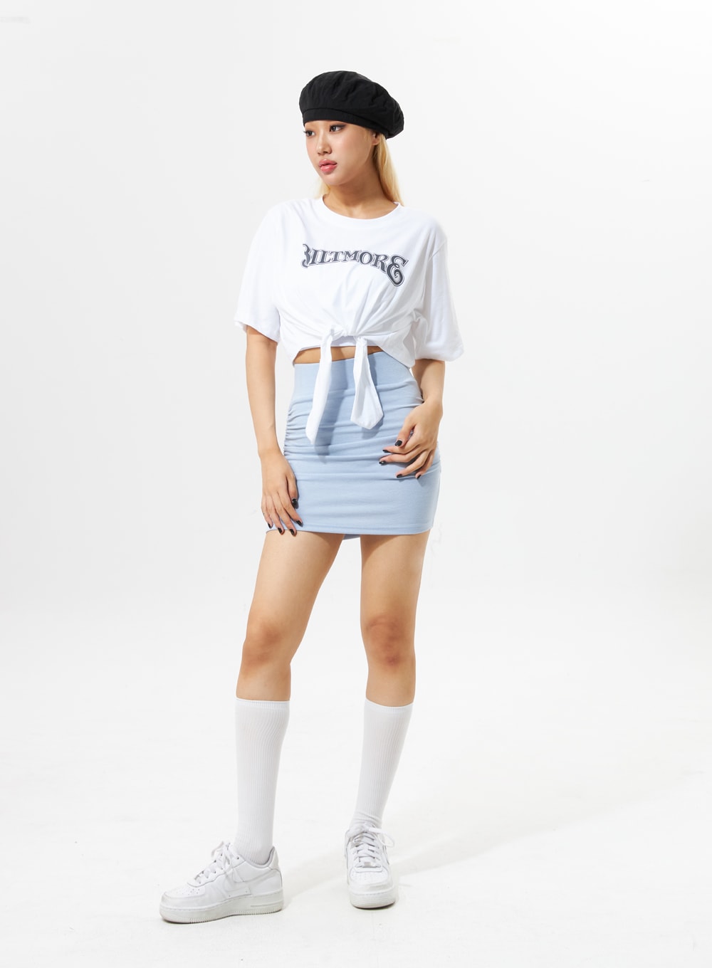 High Waist Mini Skirt IL331