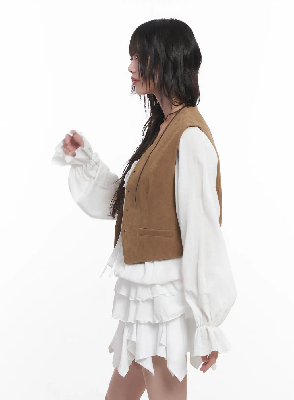 Vintage Cropped Vest CU520