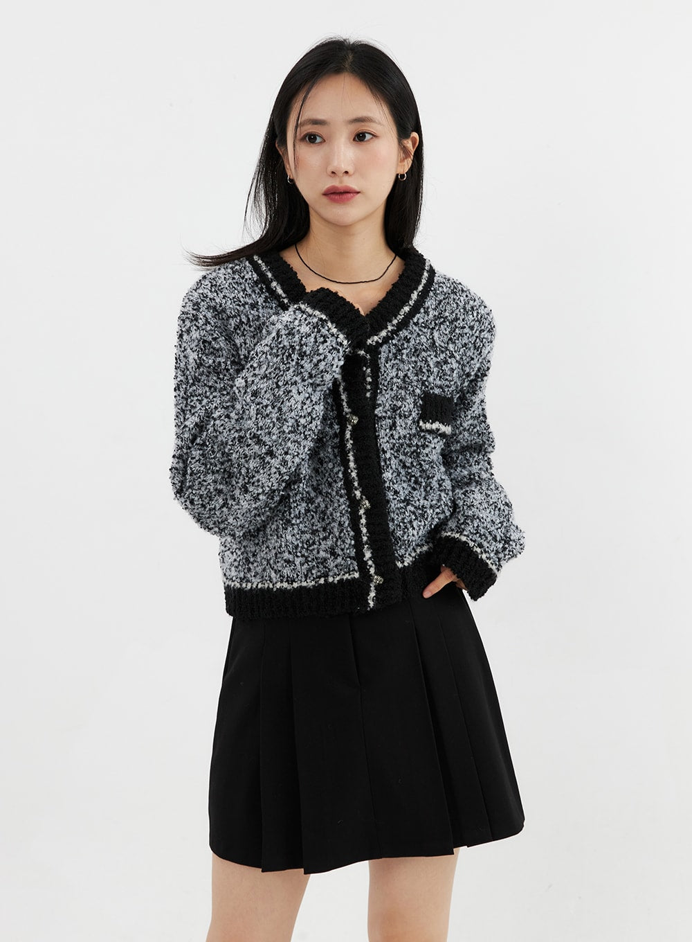 Wool Blend Mini Skirt OO305