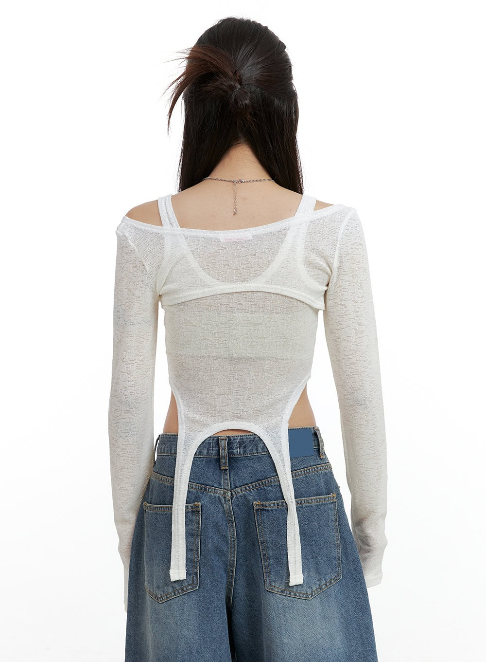 Unbalanced Chic Crop Top CL424