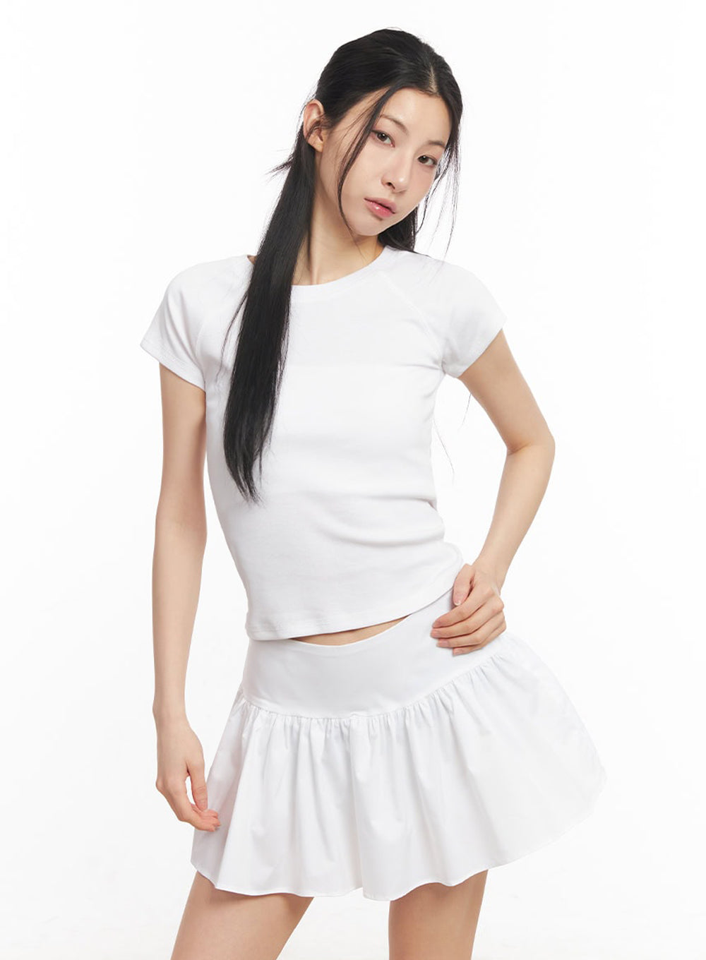 Essential Cotton Raglan Top IY529