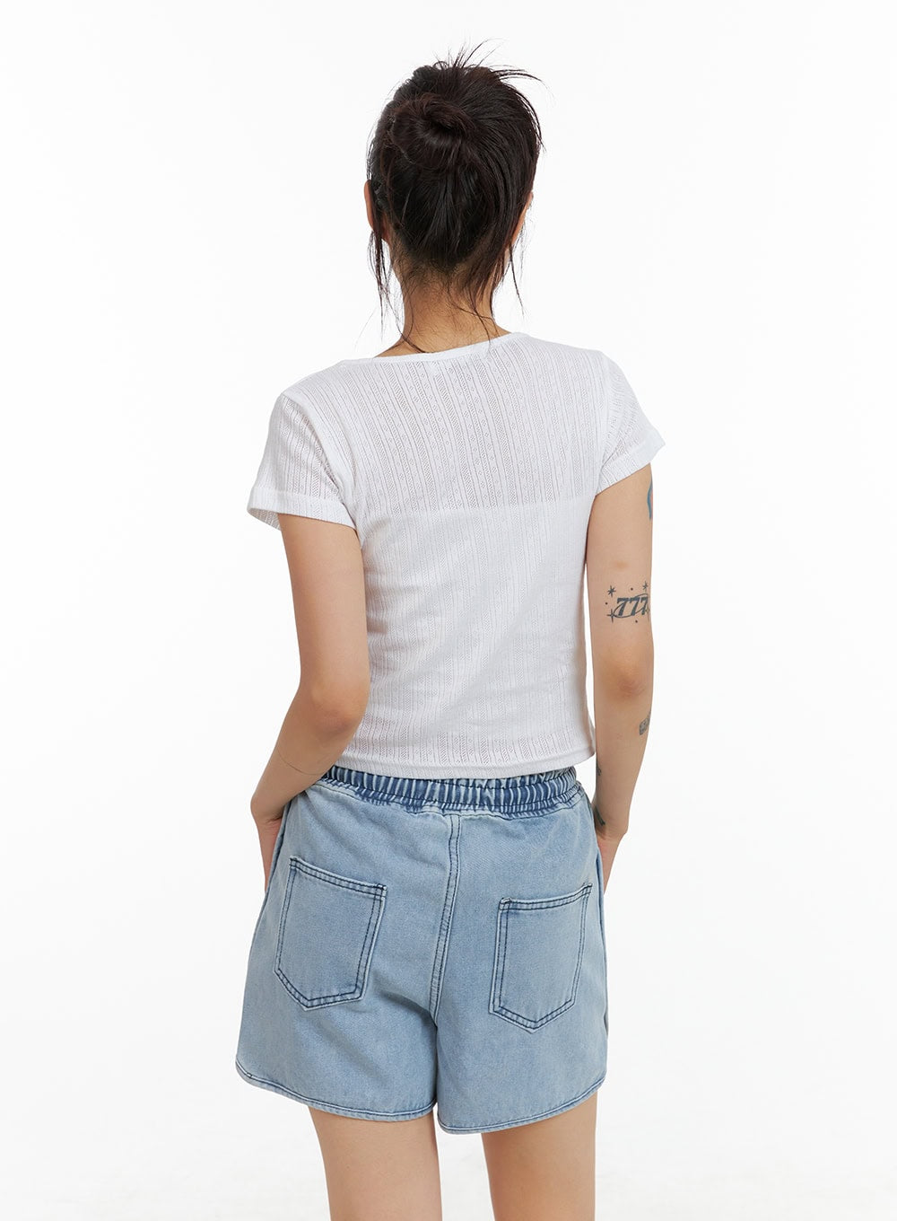 Cotton Graphic Crop Top CL415