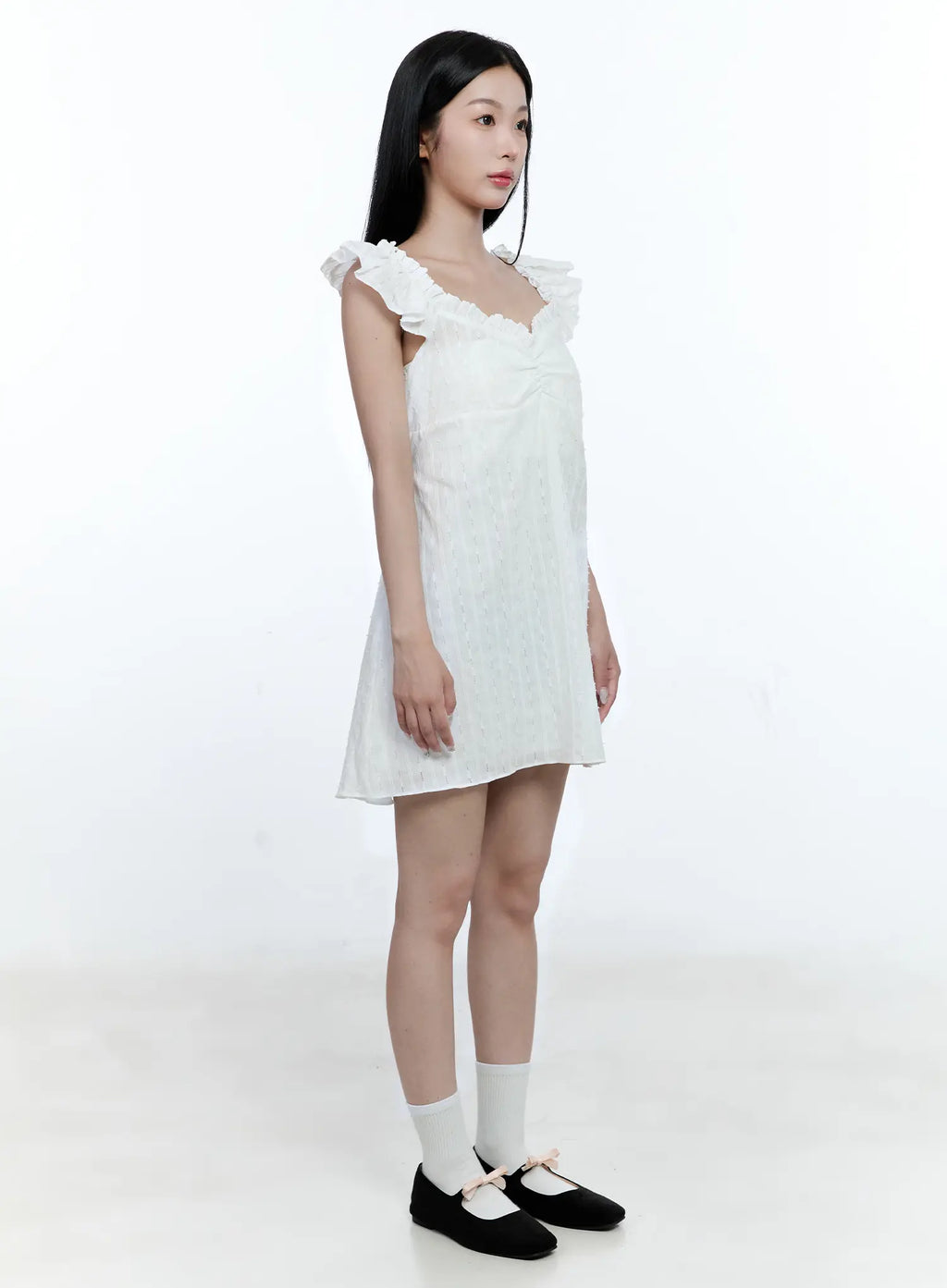 Lace Off-Shoulder Mini Dress CG513