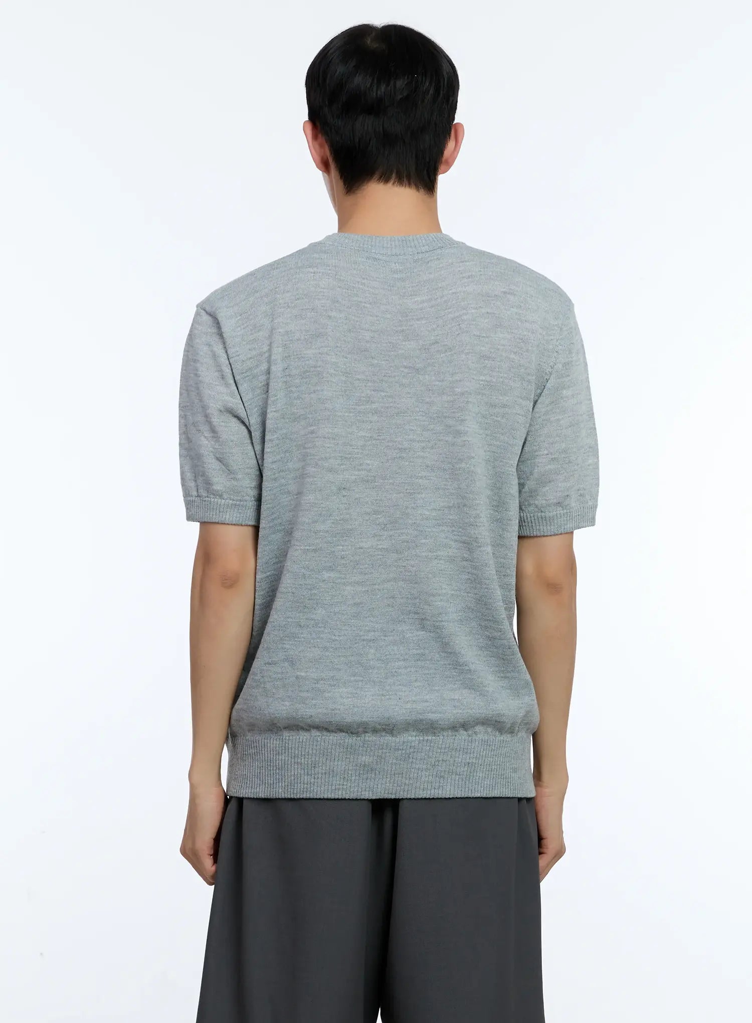 Men's Be Mine Embroidered Knit Tee IL517