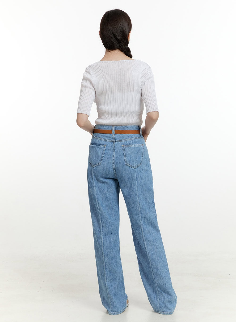 Loose Fit Straight Jeans OL424