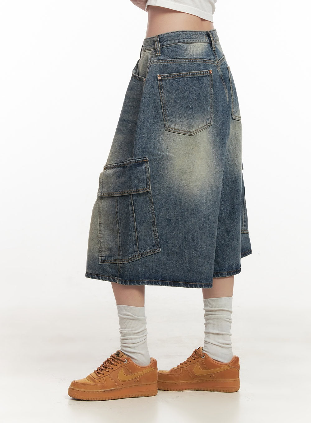 Cargo Bermuda Denim Shorts CF514