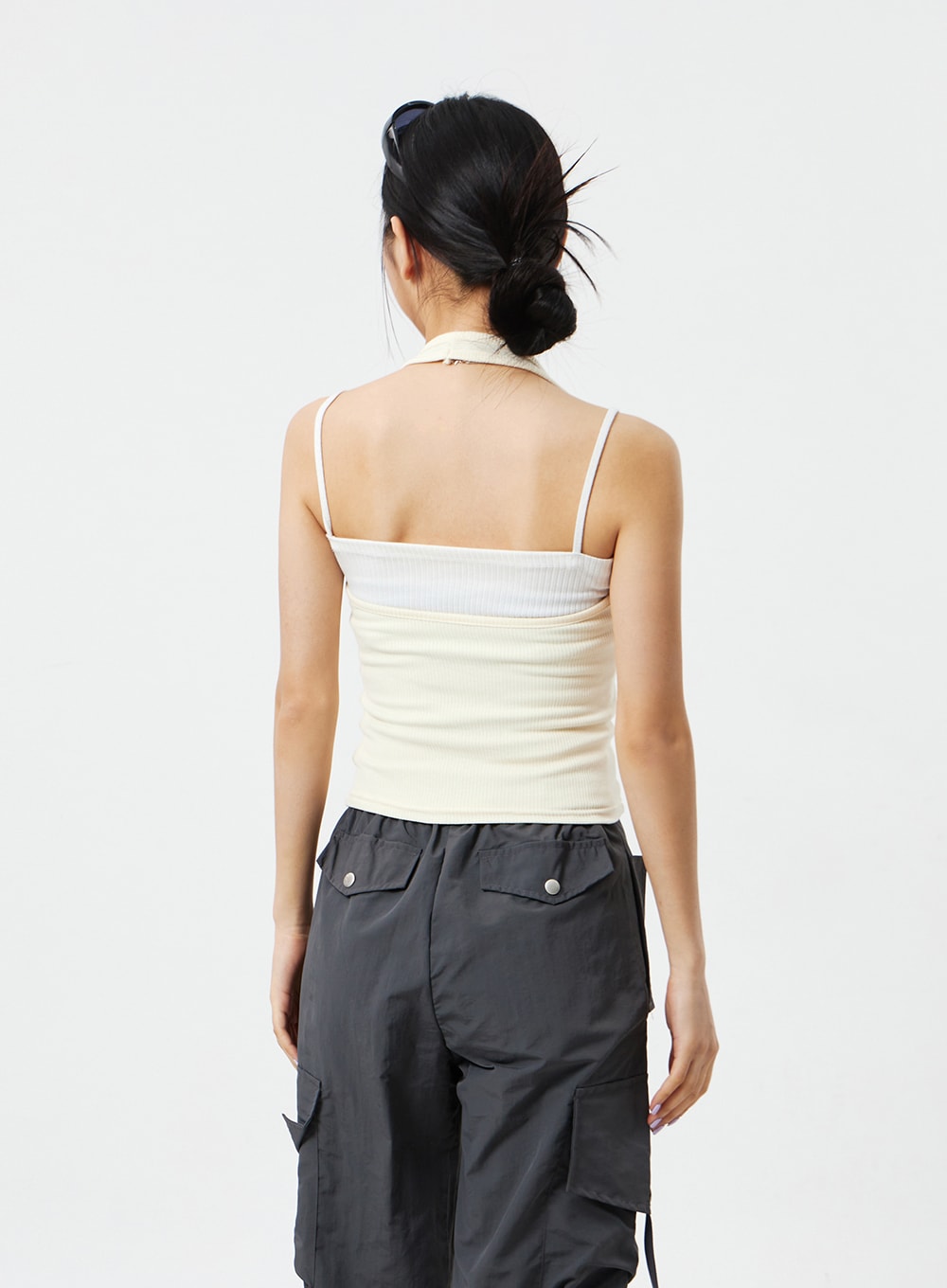 Neck Strap Knit Top CM324