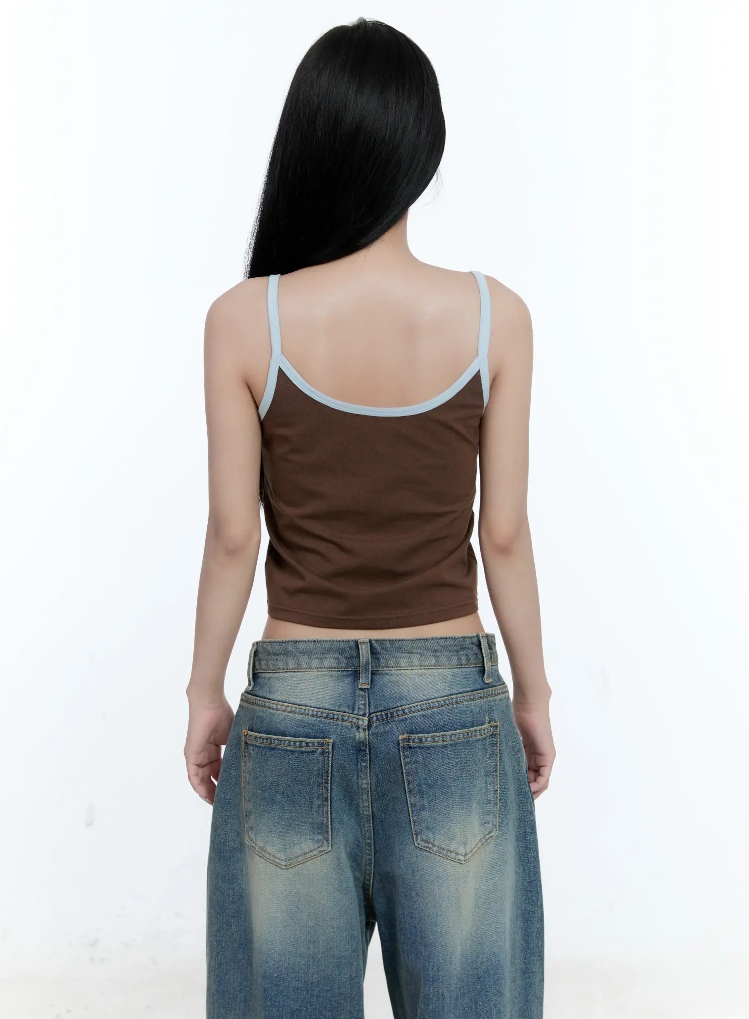 Contrast Graphic Tank Top CG501