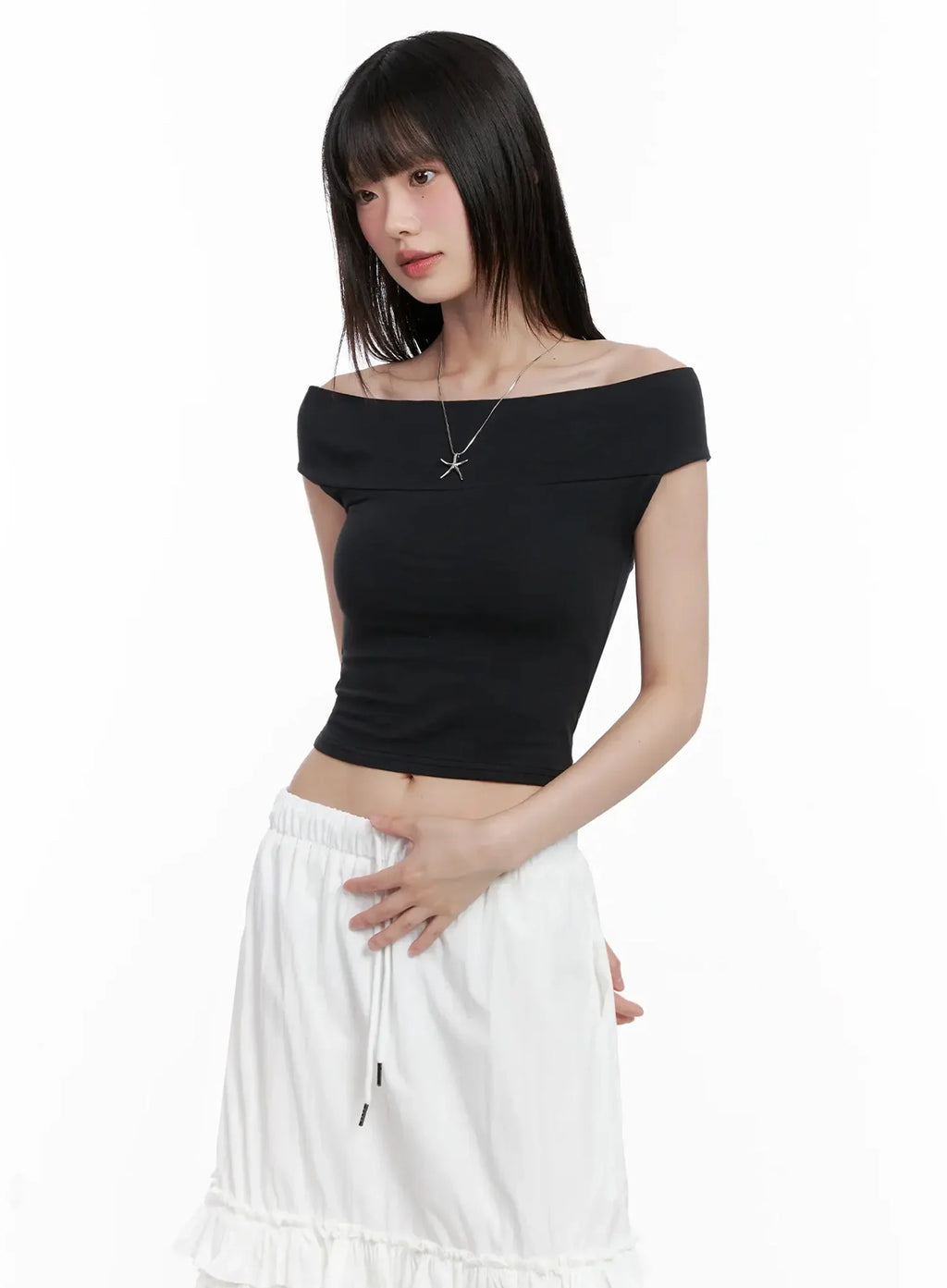Basic Off-Shoulder Top IL528