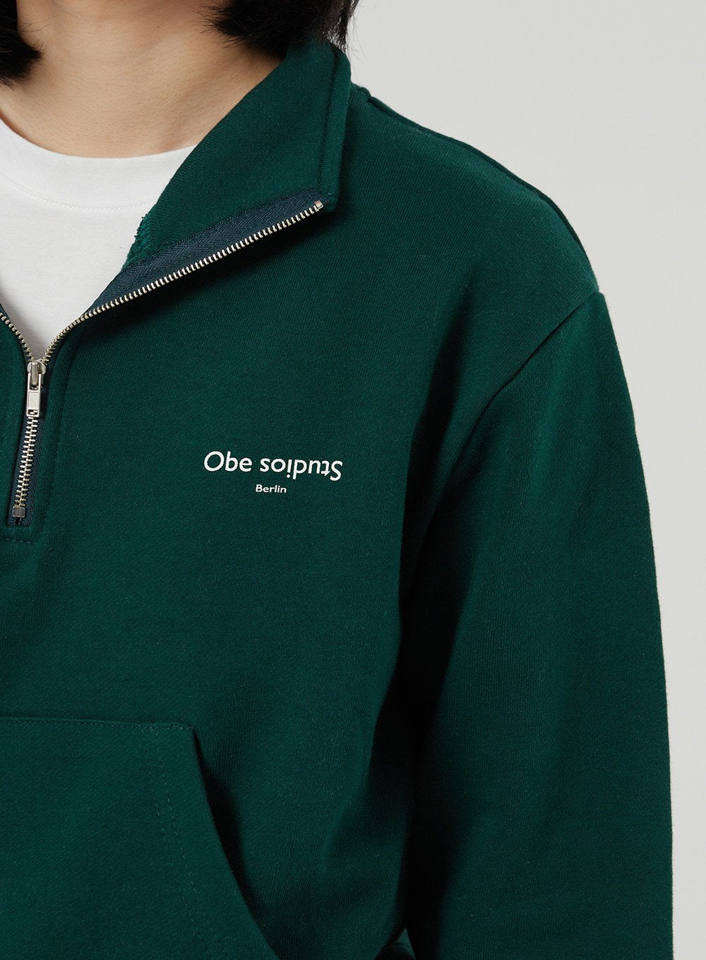 Cropped Half Zip-Up OF313