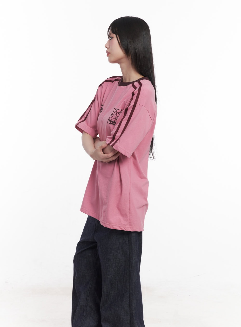 Oversized Graphic Tee CU506