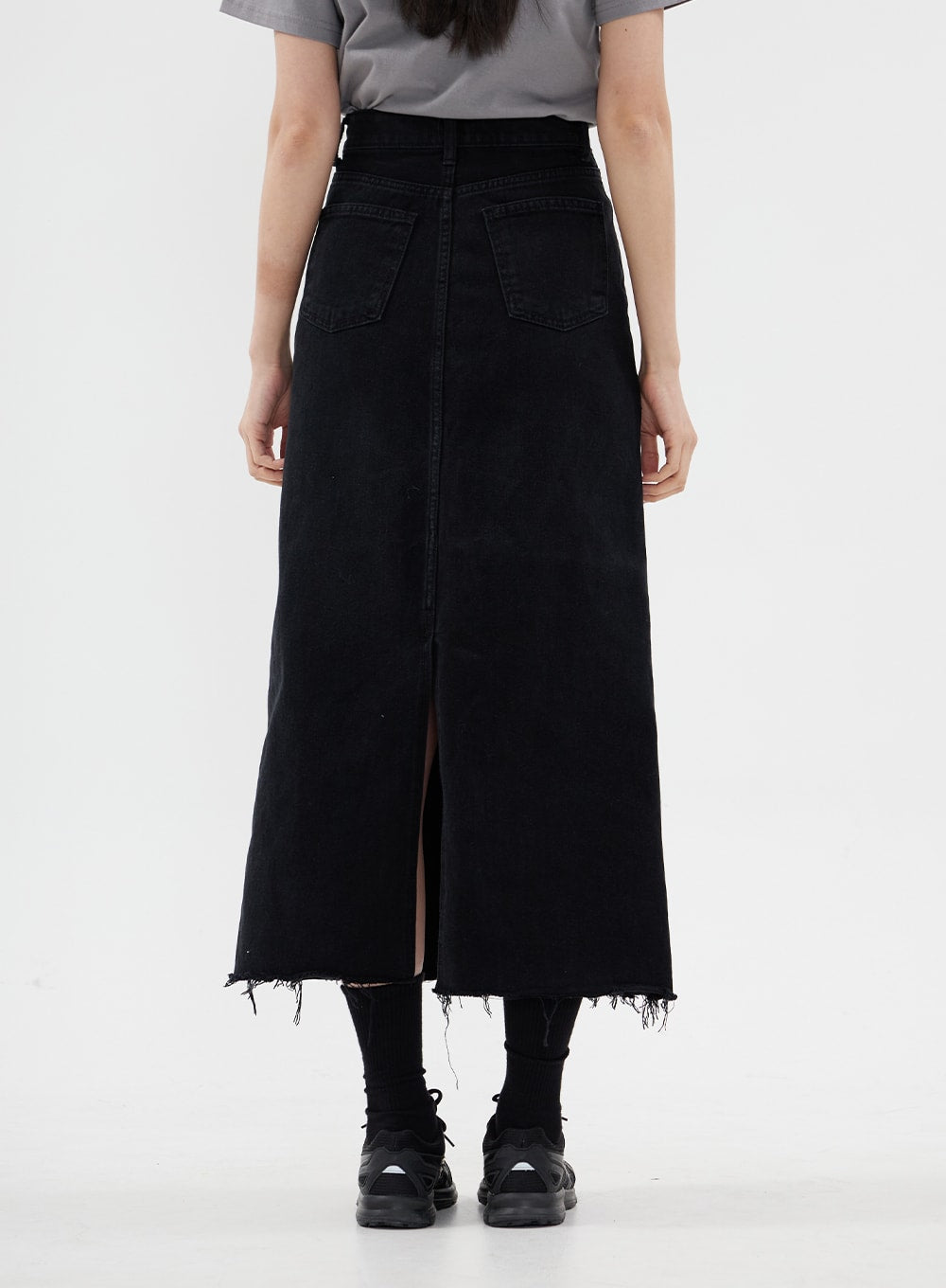 Denim Maxi Skirt CM3