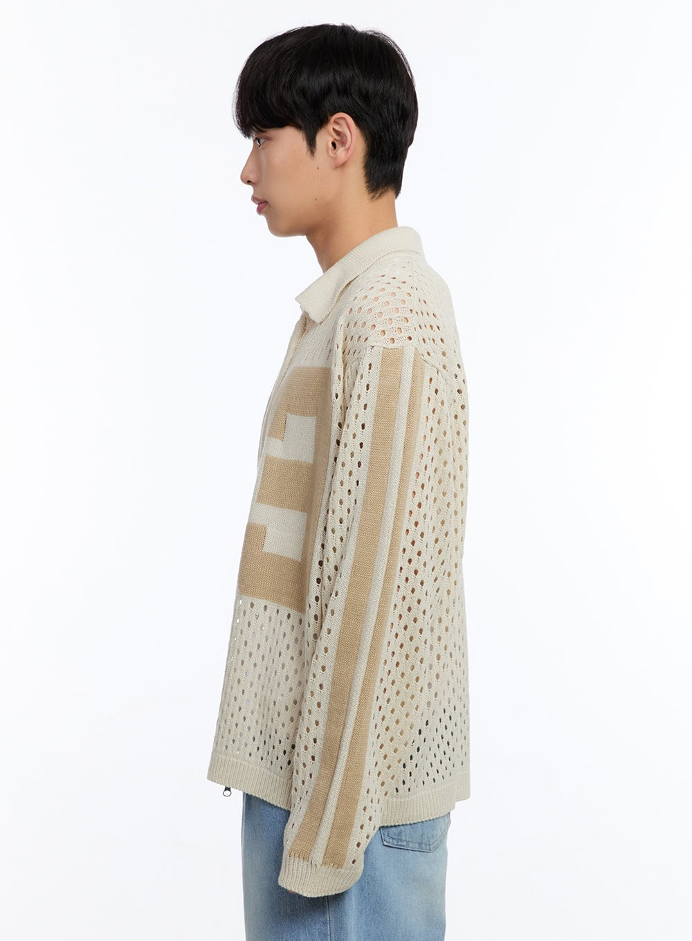 Men's Summer Zip-Up Sweater IY530