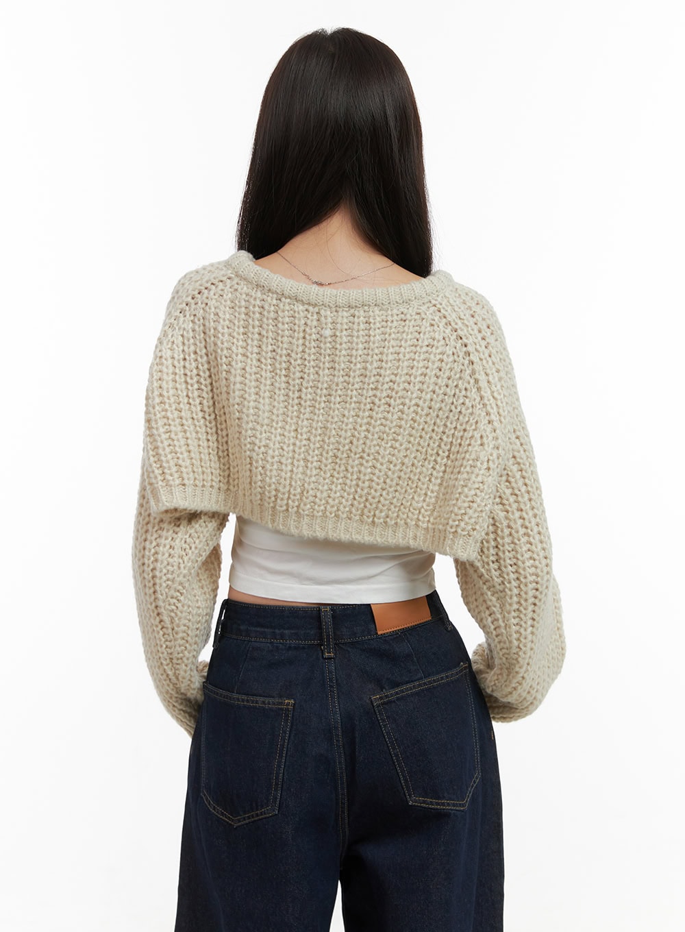 Stringed Hollow Bolero Cardigan OO416