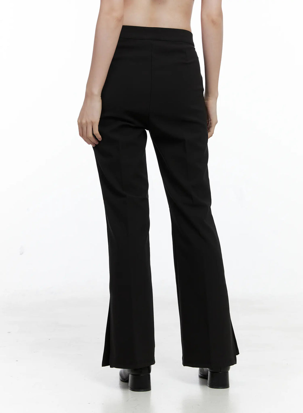 Side Slit Bootcut Trousers CO503